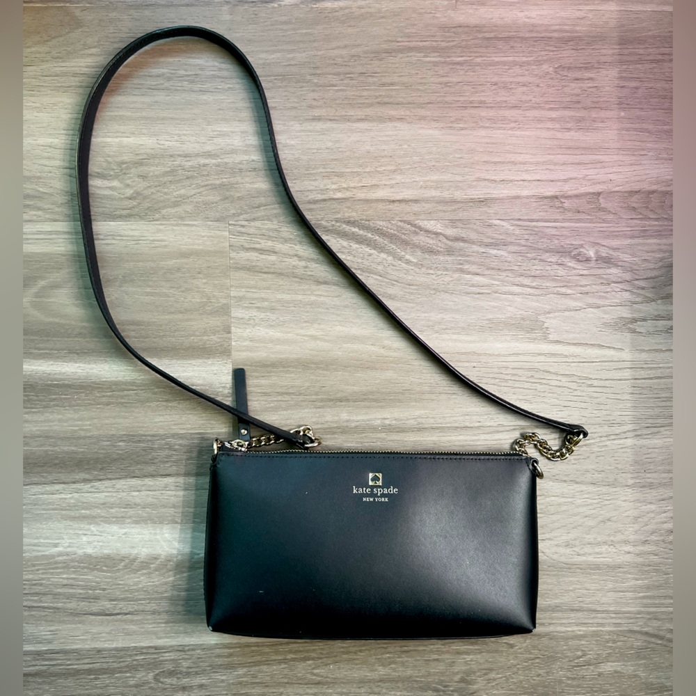 Kate Spade Black Leather Crossbody
